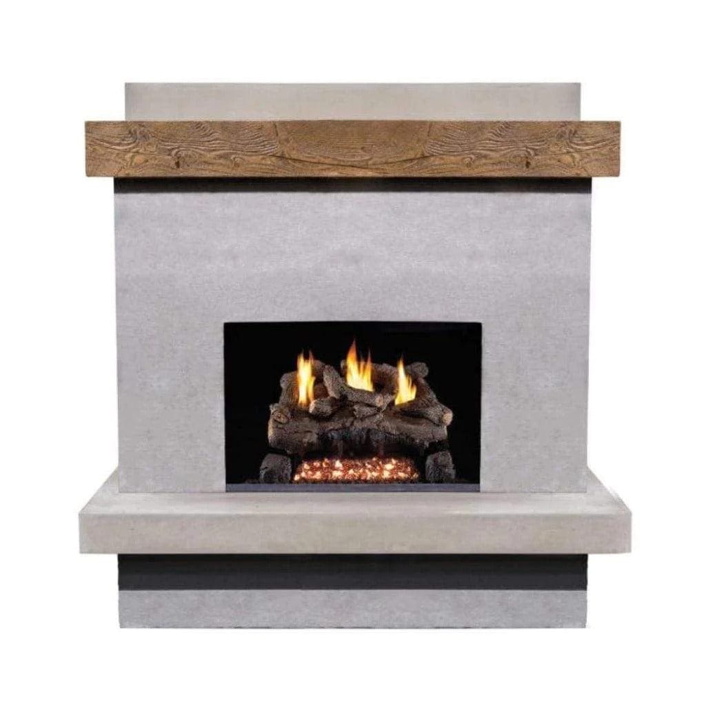 American Fyre Designs 68" Brooklyn Smooth Gas Fireplace