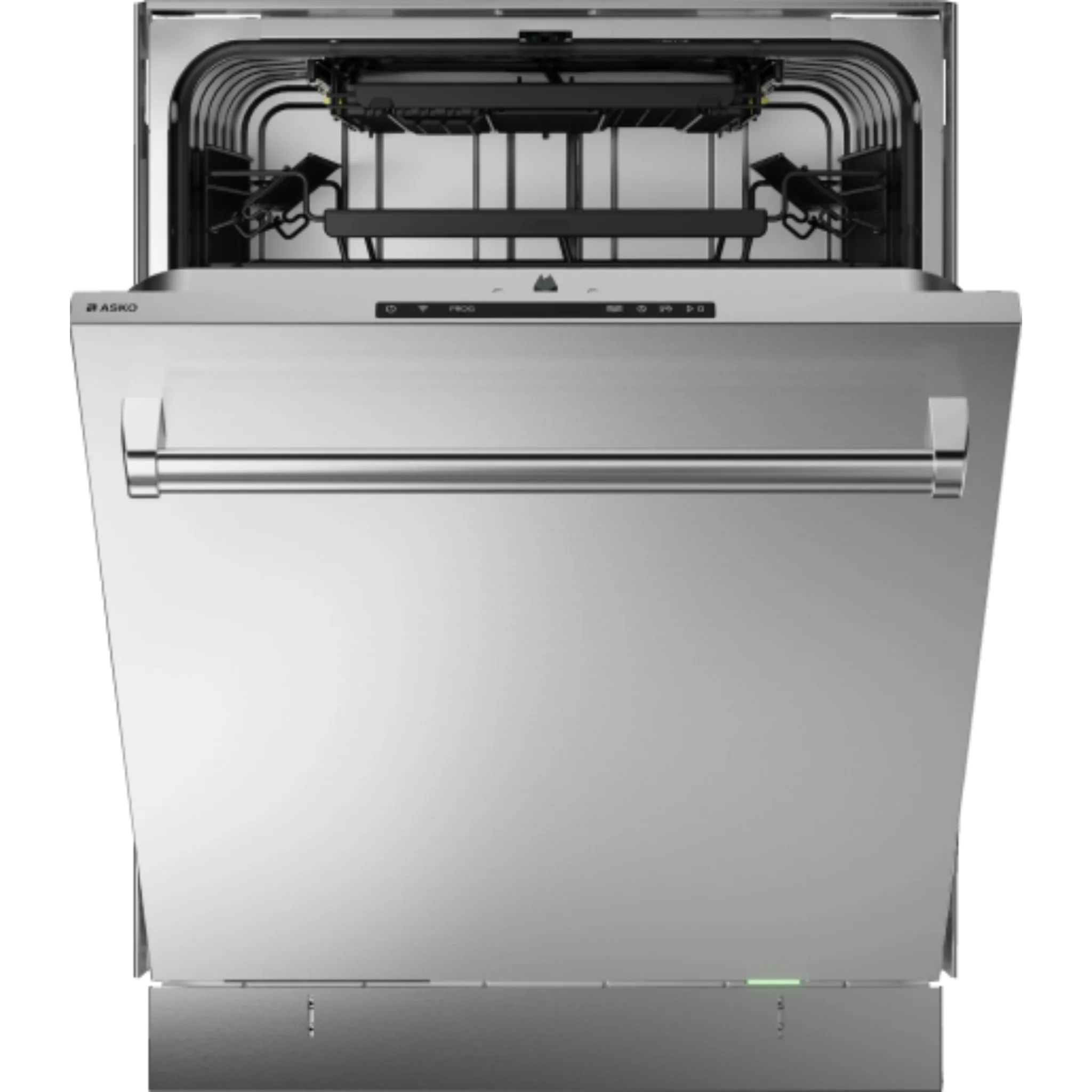 Asko Logic 24 Inch Wide 16 Place Setting Built-In Top Control Dishwasher with Pro Handle, Turbo Combi Drying™, and Auto Door Open Drying™