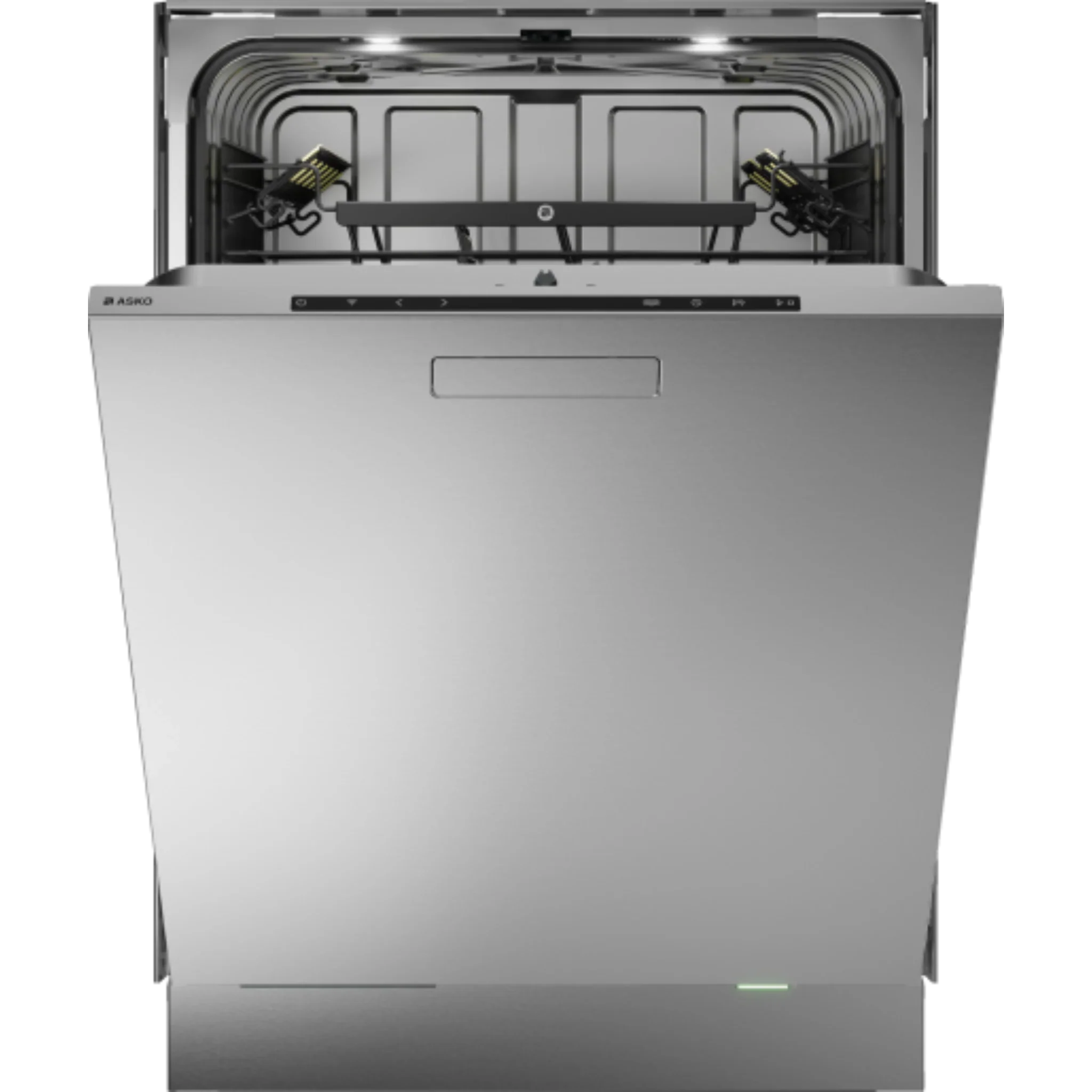 Asko Style 24 Inch Wide 17 Place Setting Built-In Top Control Dishwasher with Pocket Handle, XXL Tub, Water Softener, and Auto Door Open Drying™