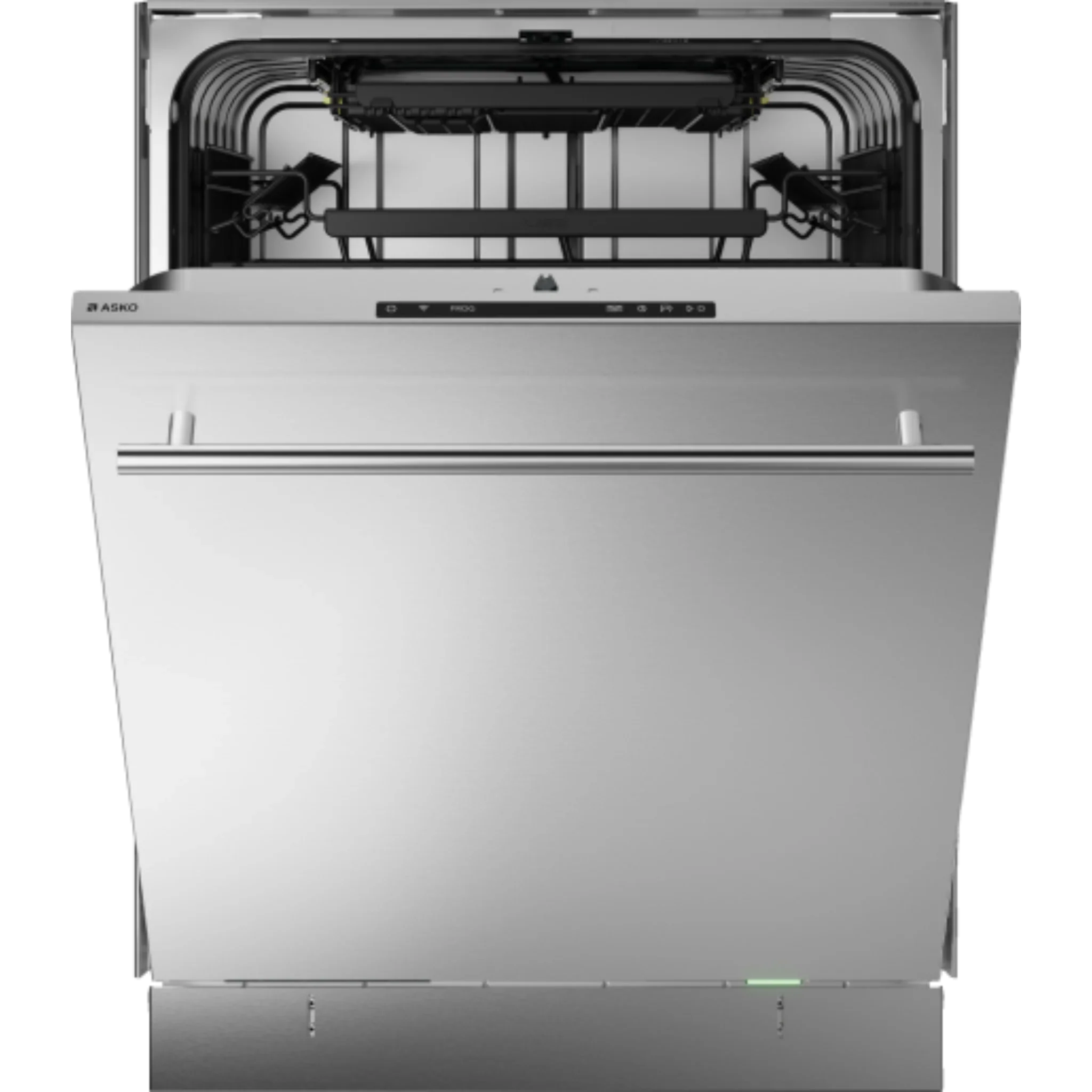 Asko Logic 24 Inch Wide 16 Place Setting Built-In Top Control Dishwasher with T-Bar Handle, Turbo Combi Drying™, and Auto Door Open Drying™