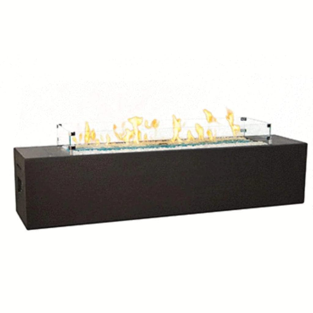 American Fyre Designs 72" Milan Low Linear Chat Height Fire Table