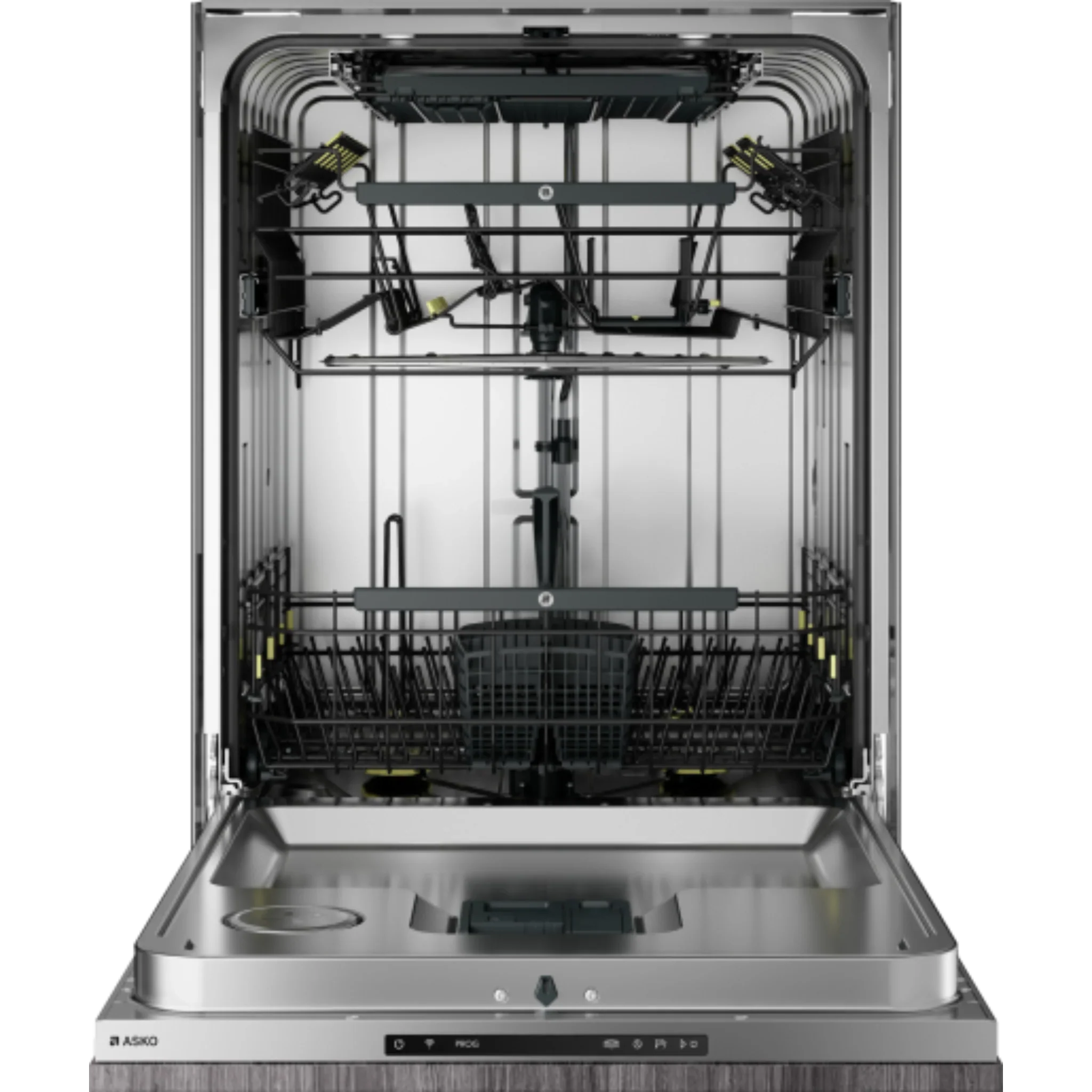 Asko Logic 24 Inch Wide 16 Place Setting Built-In Panel Ready Top Control Dishwasher with Turbo Combi Drying™, XXL Tub, and Auto Door Open Drying™