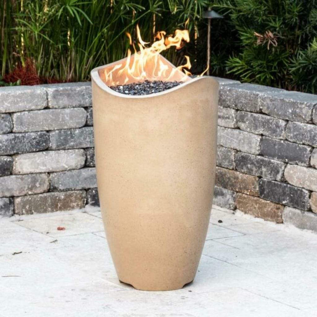 American Fyre Designs 20" Wave Gas Fire Urn With Access Door