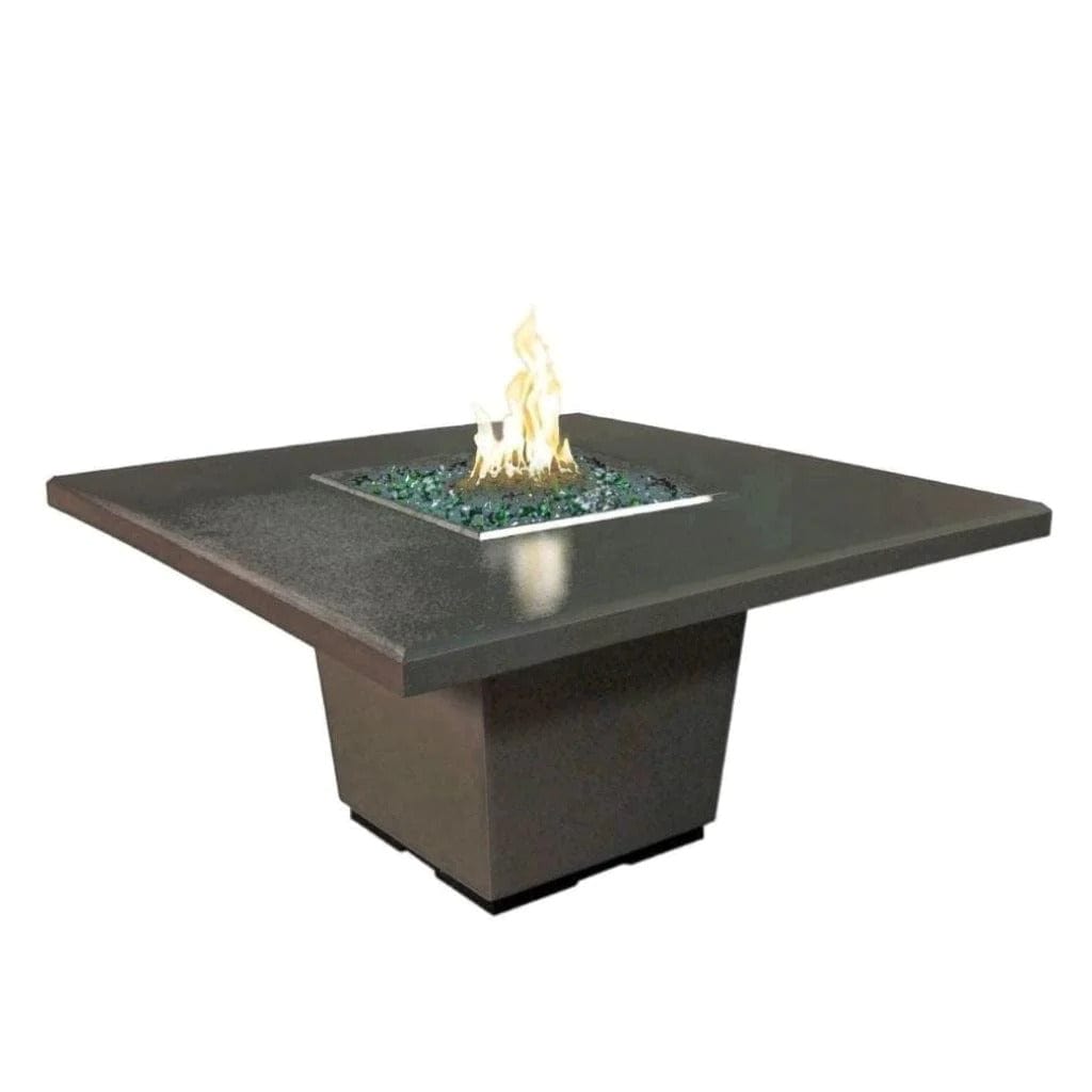 American Fyre Designs 60" Cosmopolitan Square Dining Fire Table