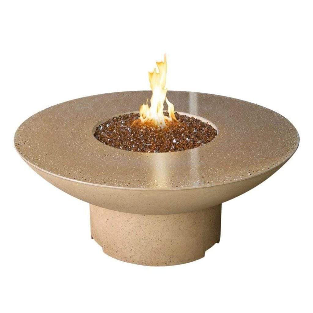 American Fyre Designs 48" Lotus Round Chat Height Fire Table