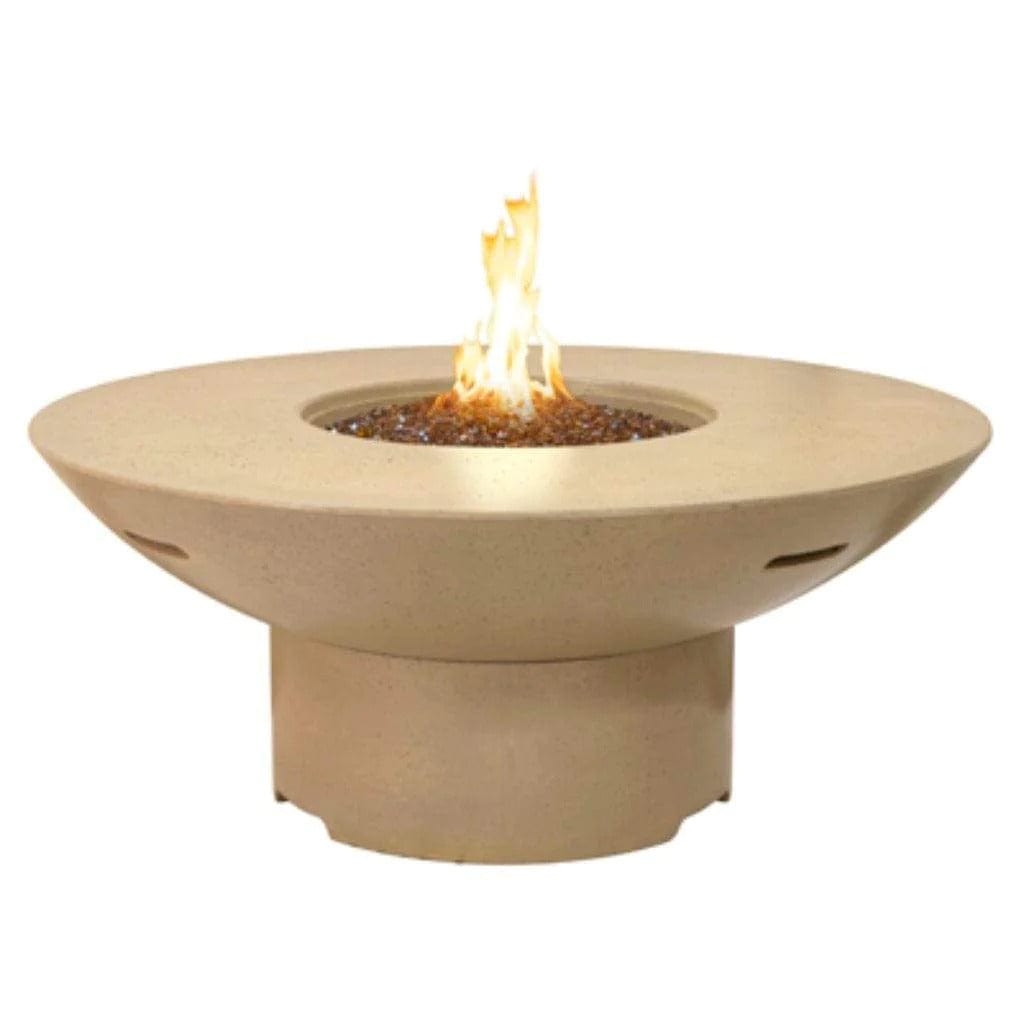 American Fyre Designs 48" Lotus Round Chat Height Fire Table