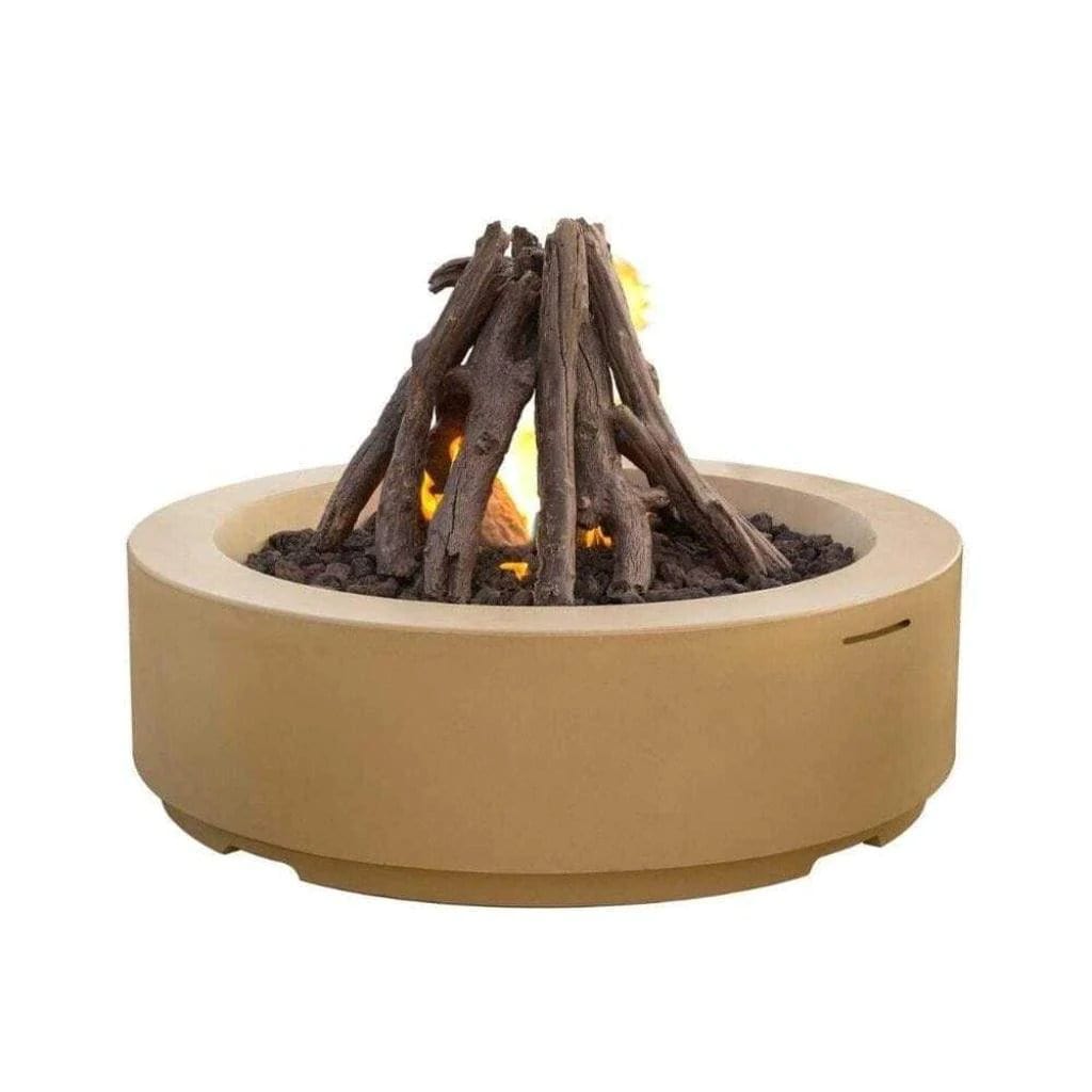 American Fyre Designs 48" Louvre Outdoor Round Gas Fire Pit