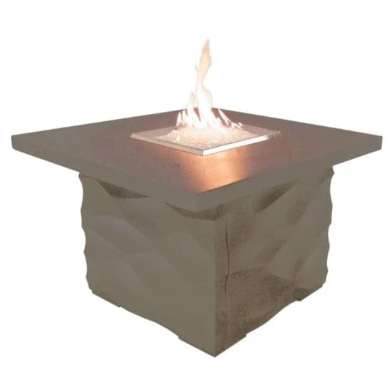 American Fyre Designs 36" Voro Square Chat Height Fire Table