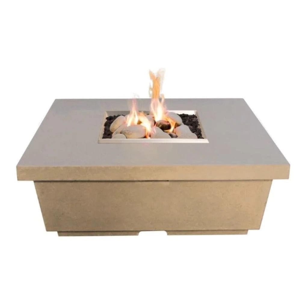 American Fyre Designs 44" Contempo Square Chat Height Fire Table