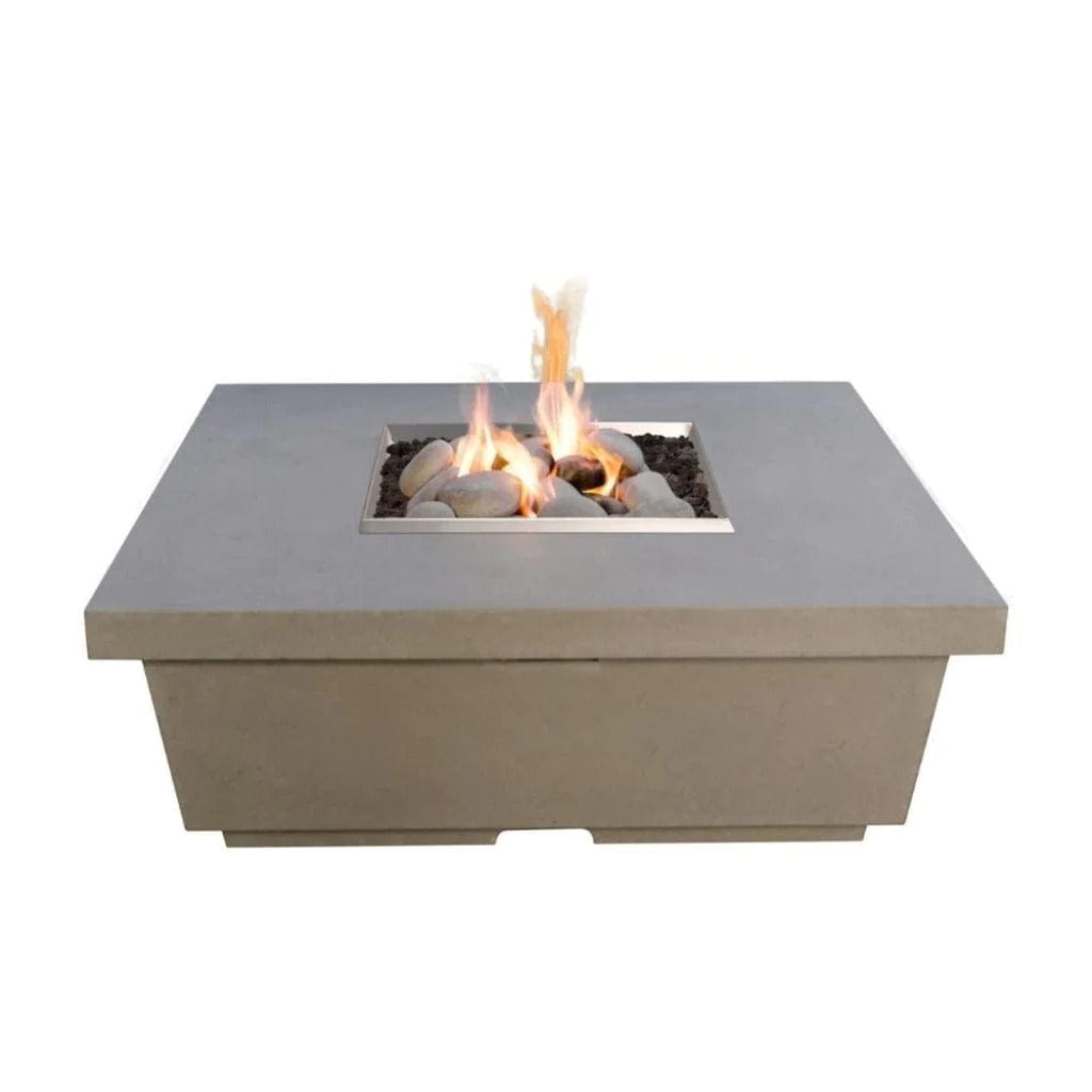 American Fyre Designs 44" Contempo Square Chat Height Fire Table