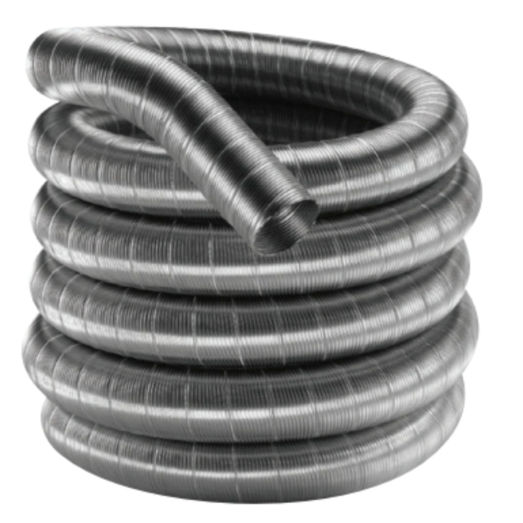 DuraVent 25' Flex Pipe Length DuraFlex 304 Stainless Steel