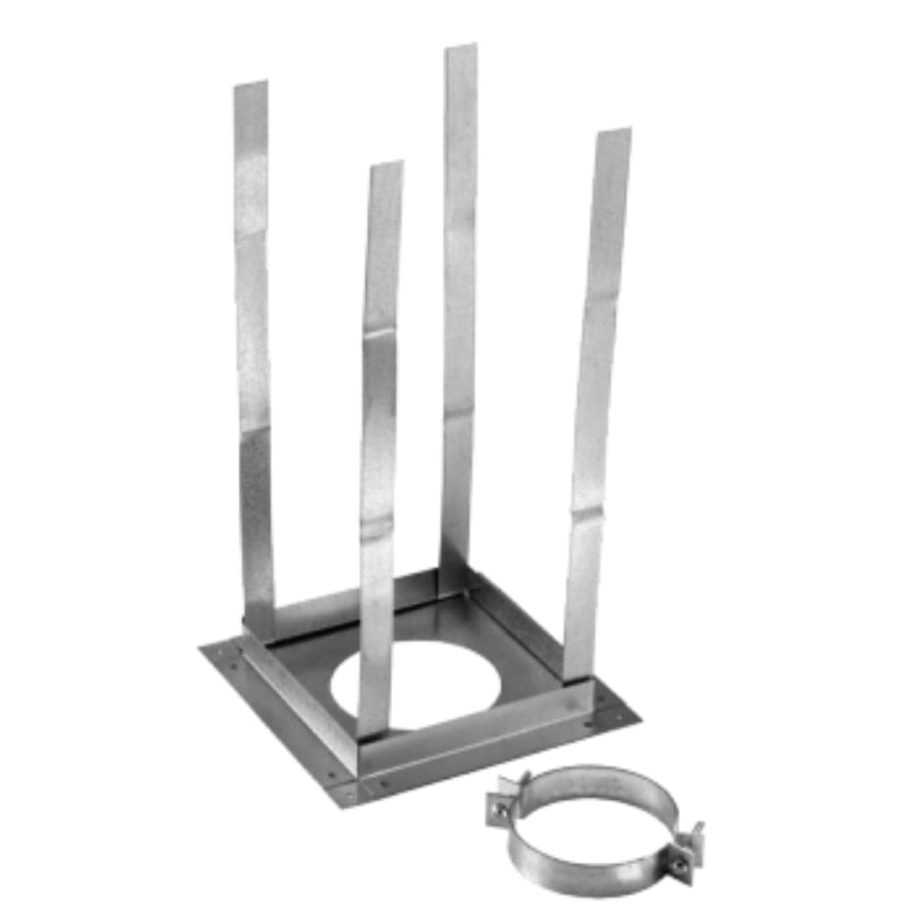 DuraVent 3"-12" Aluminum Type B Gas Vent Square Firestop Support