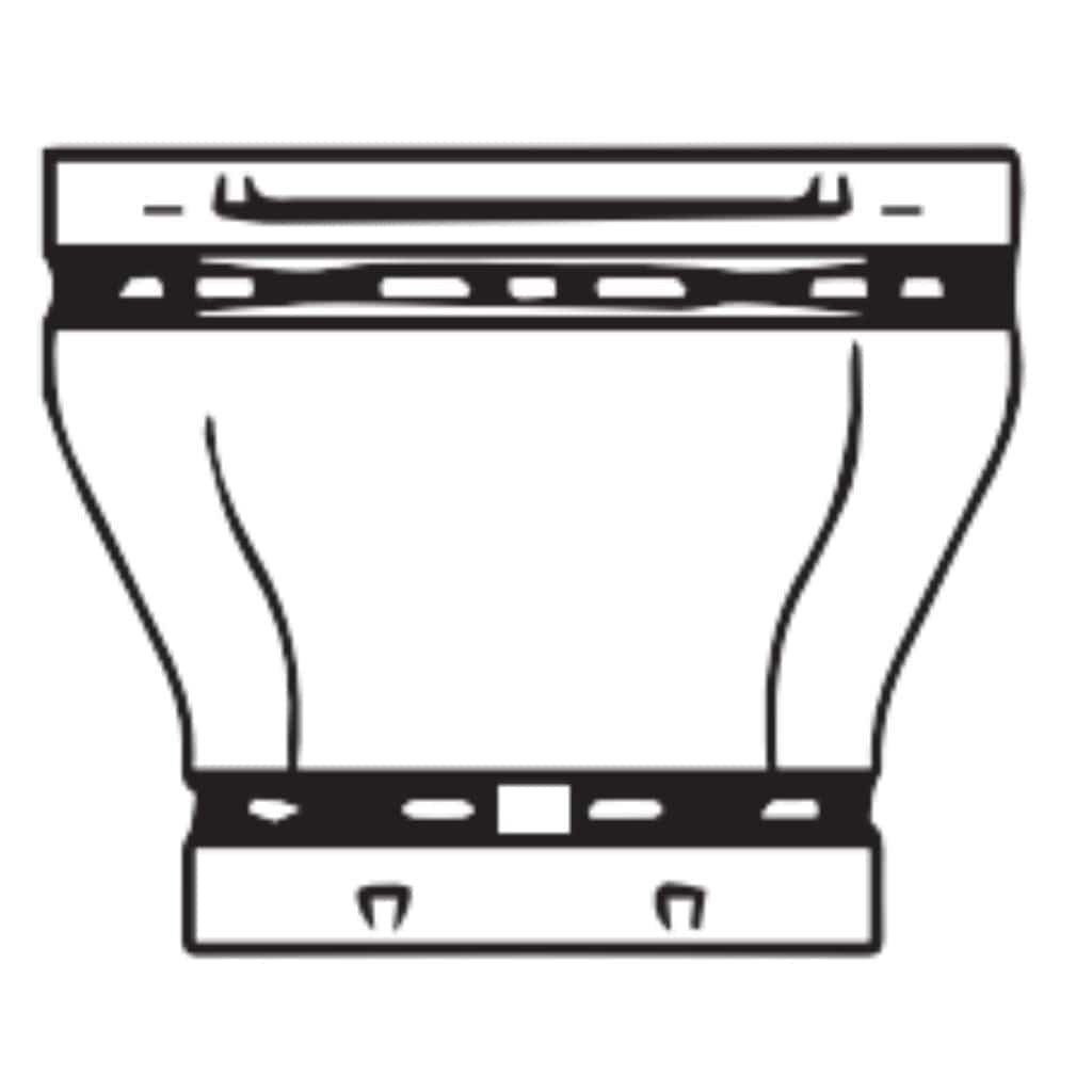 DuraVent 4"x5" Oval Increaser to (USA ONLY)