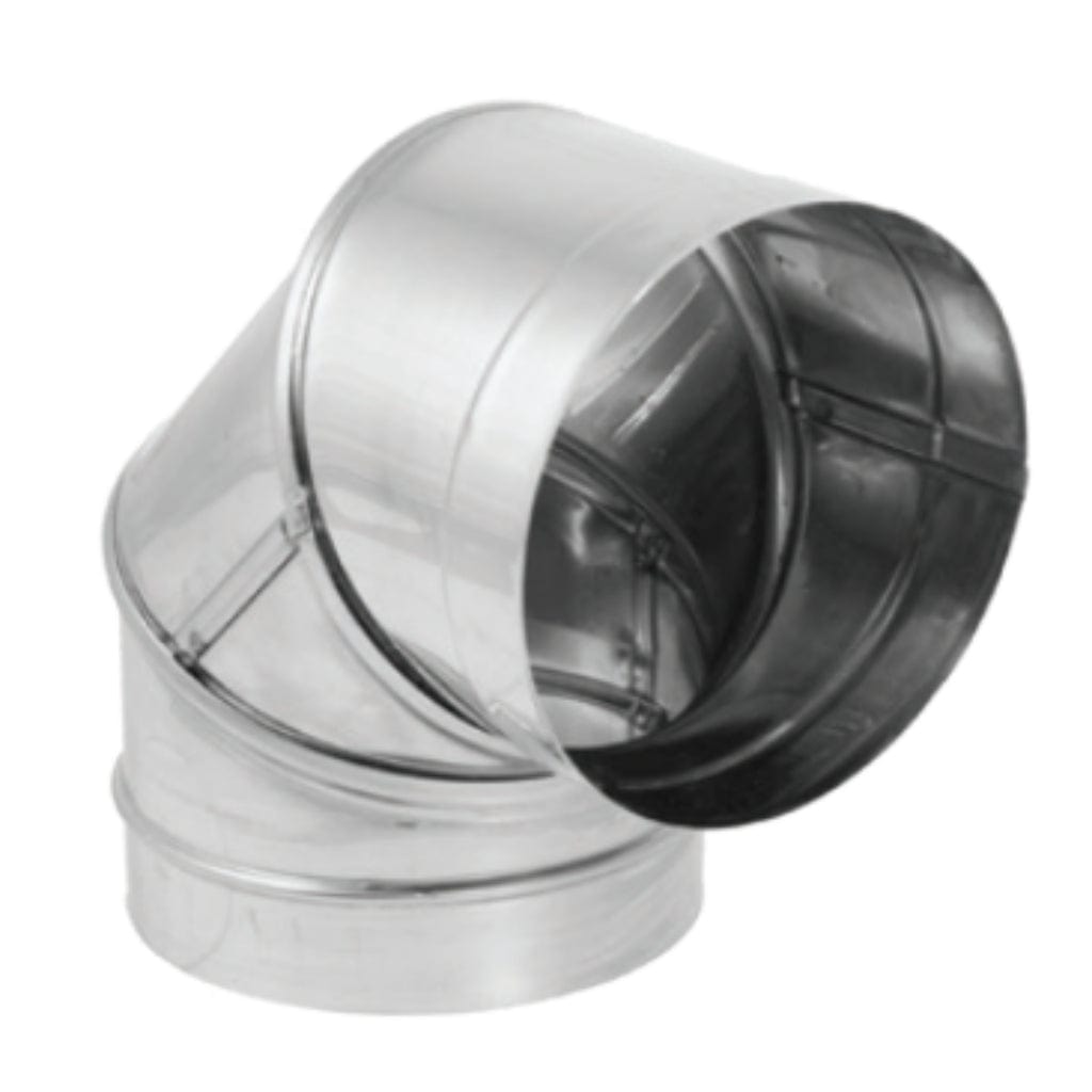 DuraVent 90-Degree Stainless Steel DuraBlack Elbow