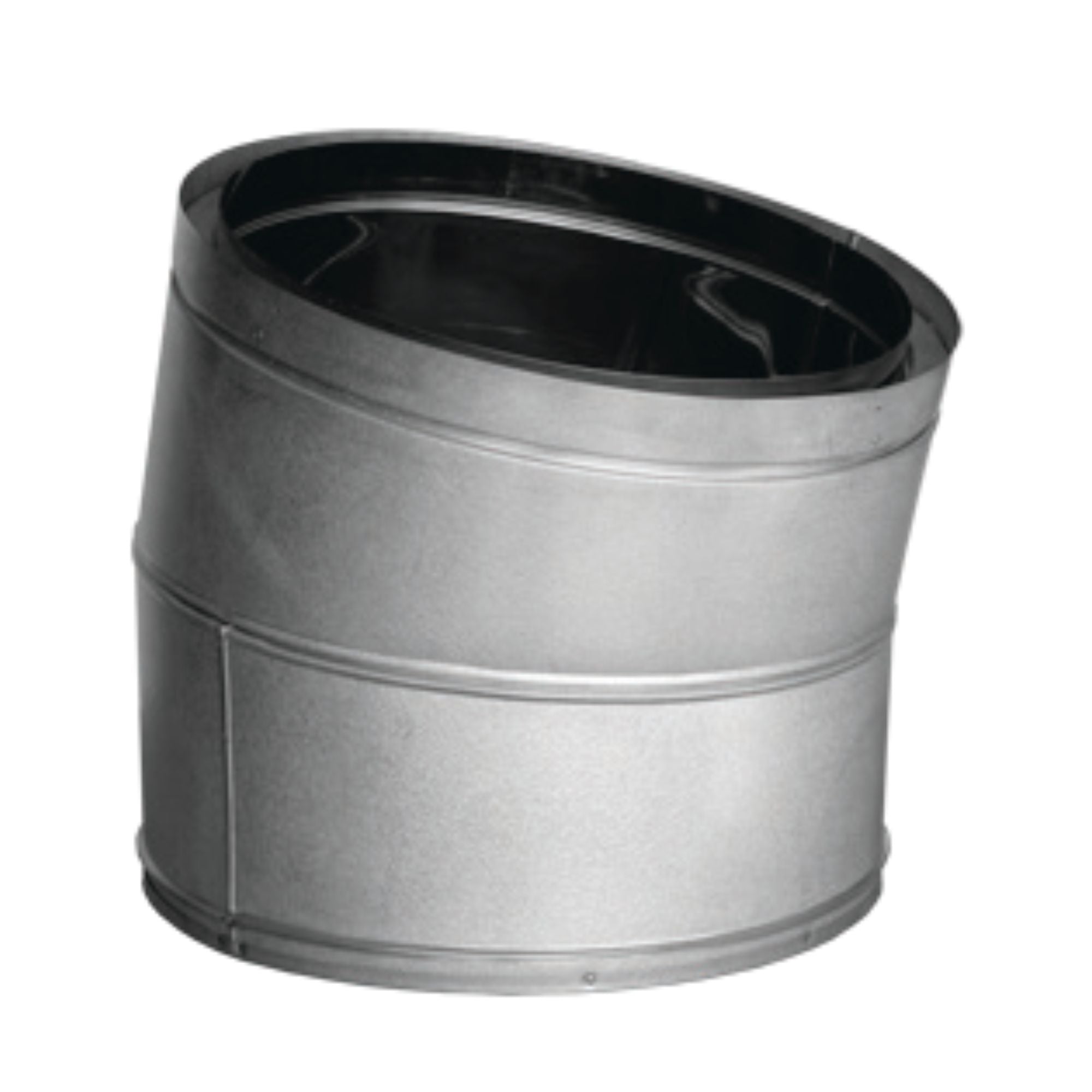 DuraVent DuraTech 10" 15-Degree Stainless Steel Elbow