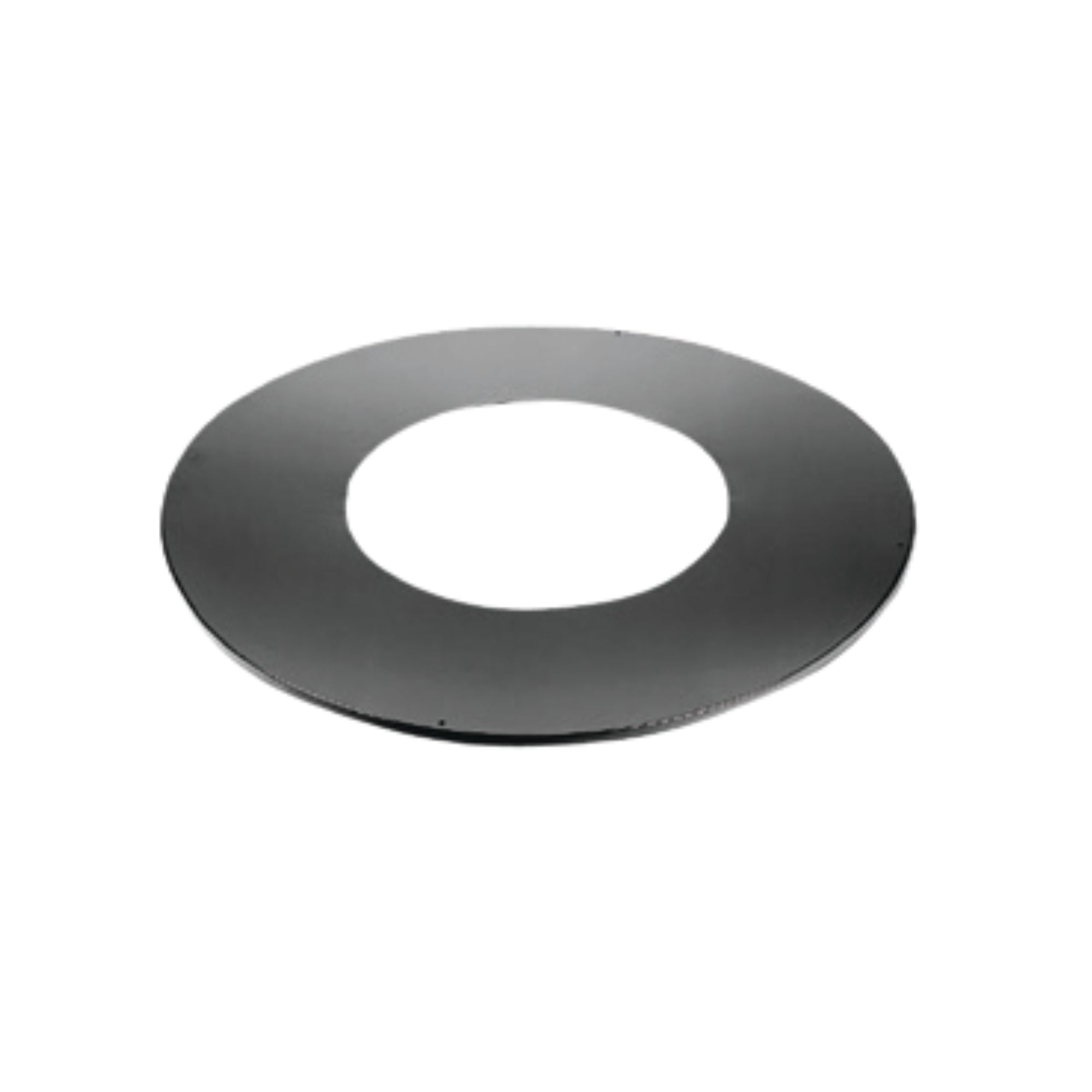 DuraVent DuraTech 6" Black Round Trim Collar for Round Support Box