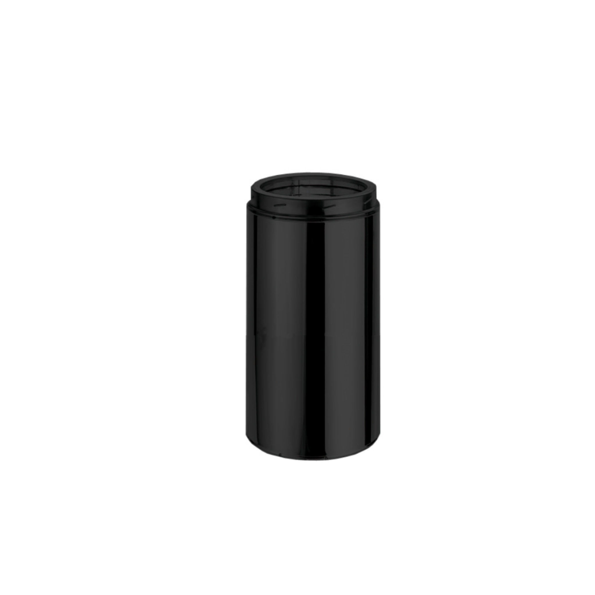 DuraVent DuraTech 7"x6" Black All Fuel Chimney Pipe