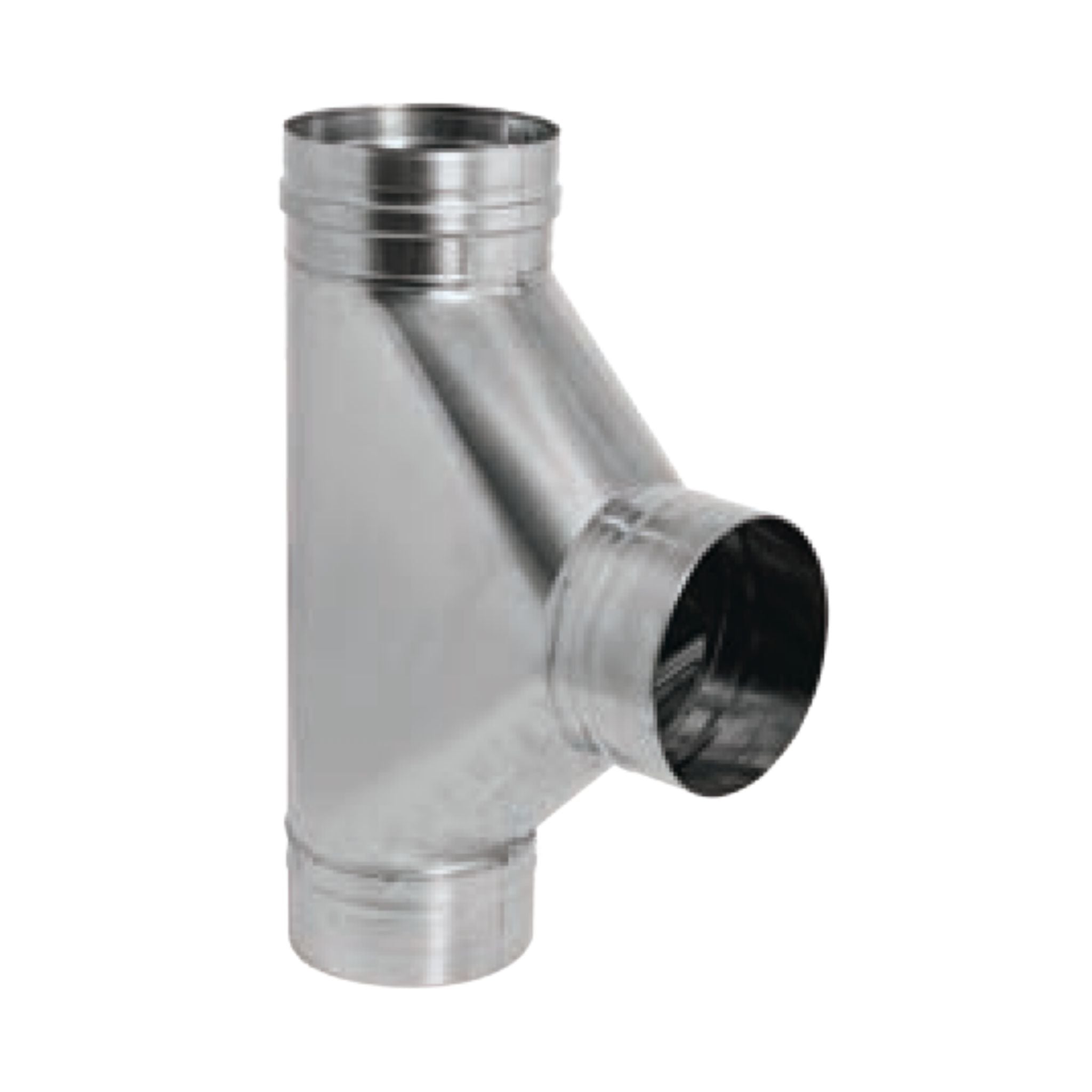 DuraVent FasNSeal 12" 316L Stainless Steel Wide Mouth Boot Tee