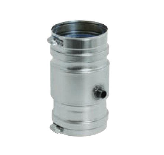 DuraVent FasNSeal 3" 29-4C Stainless Steel Universal Appliance Adapter With Condensate Drain