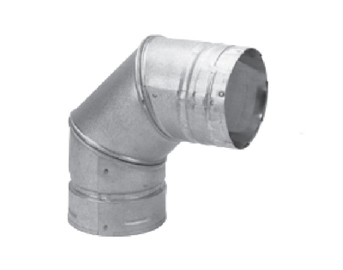 DuraVent PelletVent for Multi-Fuel 3" 90 Degree Black Elbow