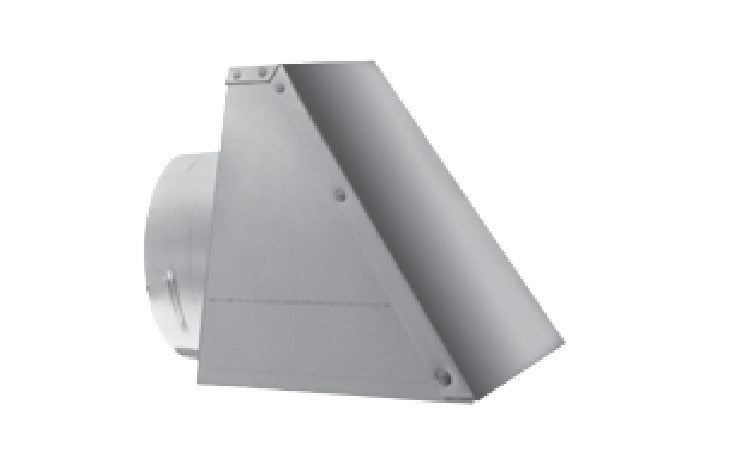 DuraVent PelletVent for Multi-Fuel 3" Galvalume Square Horizontal Cap