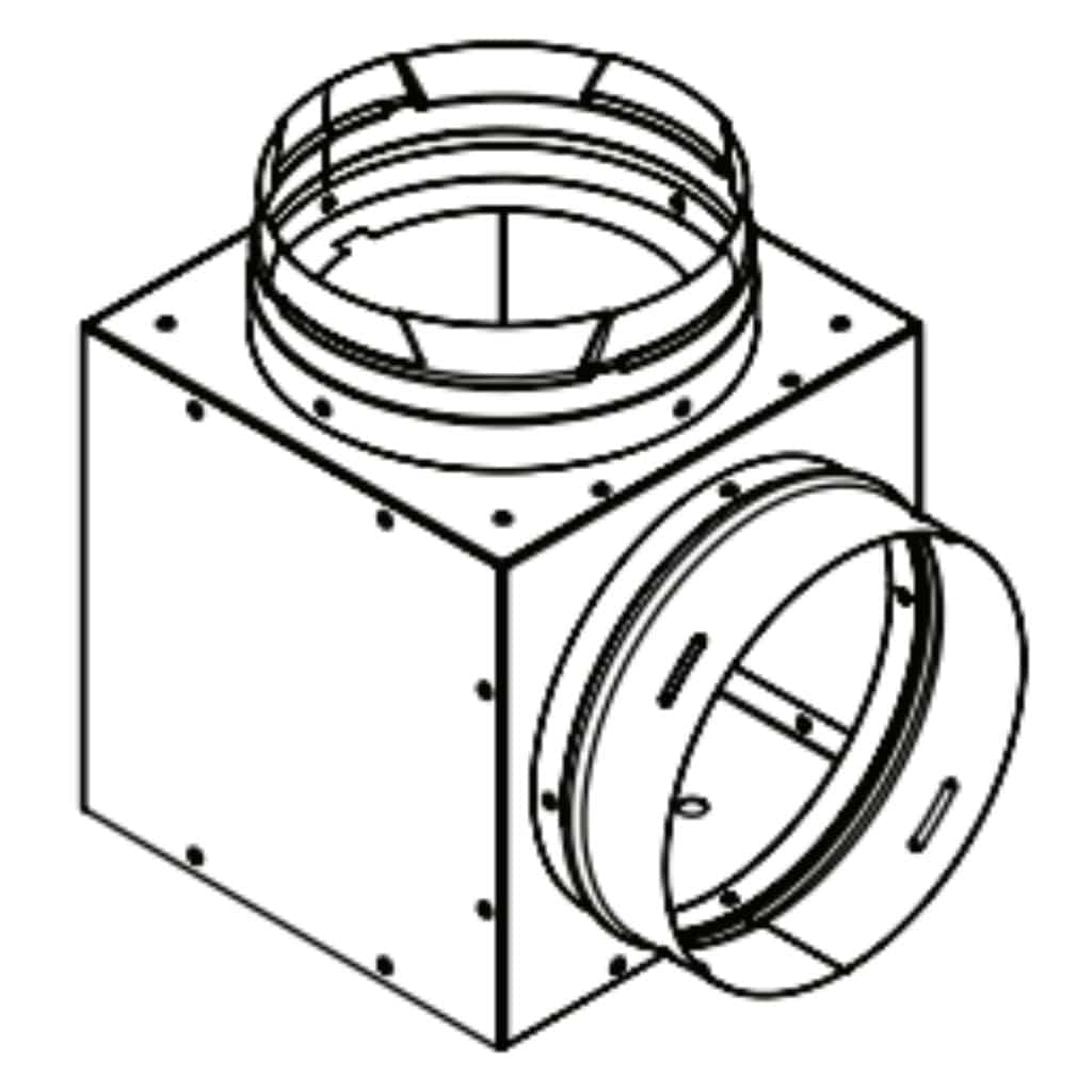 DuraVent PolyPro 90-Degree Elbow Double-Wall Venting System