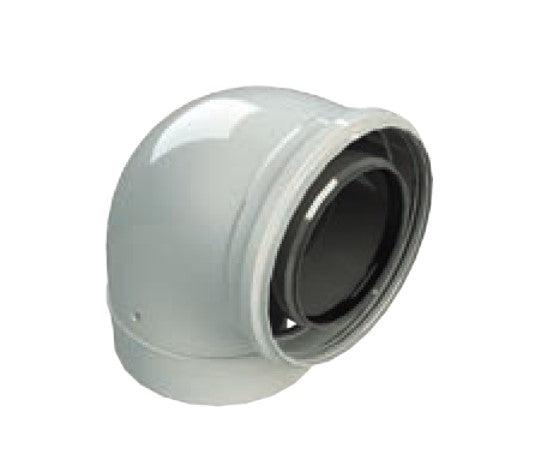 DuraVent PolyPro Concentric 2" x 4" 90 Degree Elbow