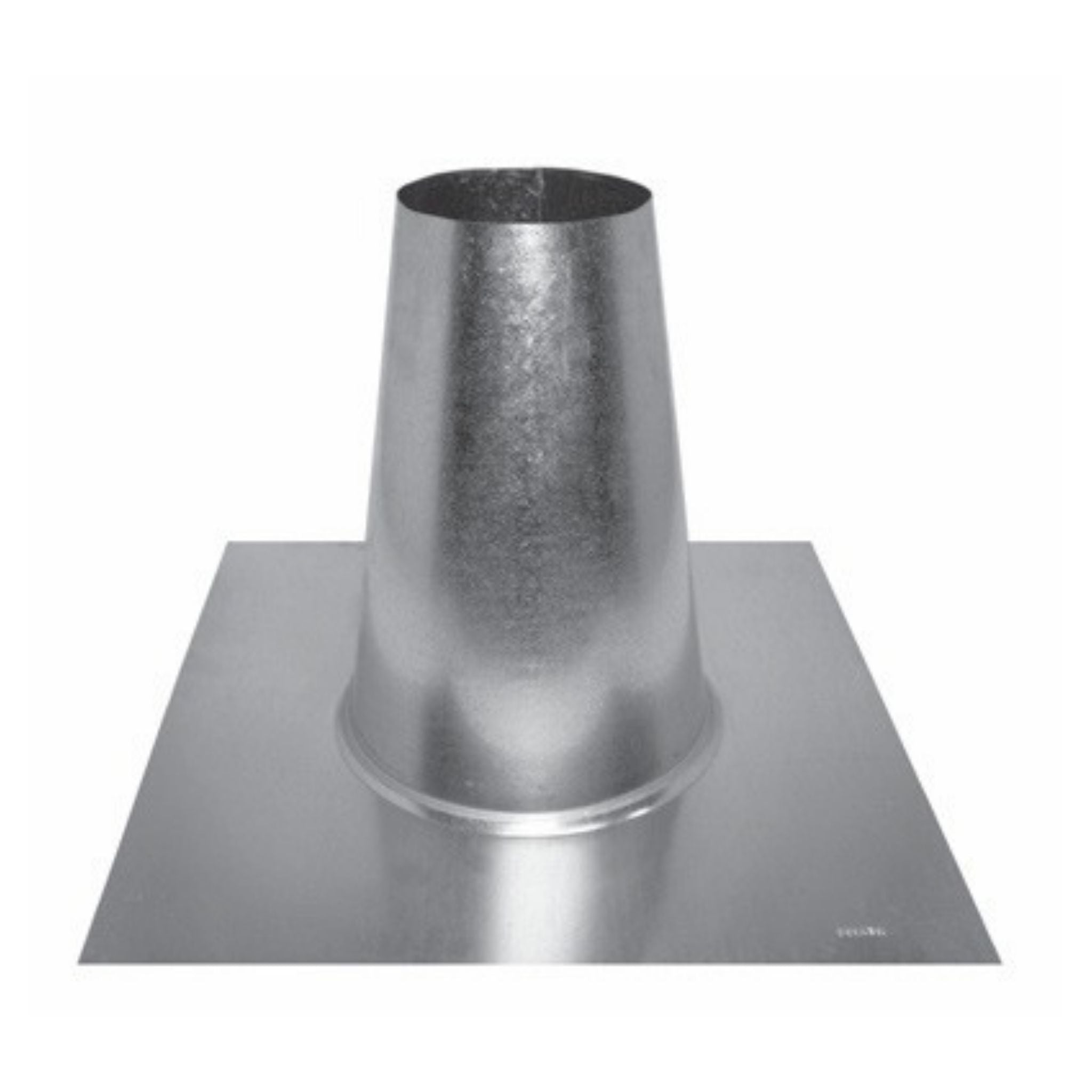 DuraVent Round Type B Gas Vent Model BV 10" Large Diameter Tall Cone Flat Flashing