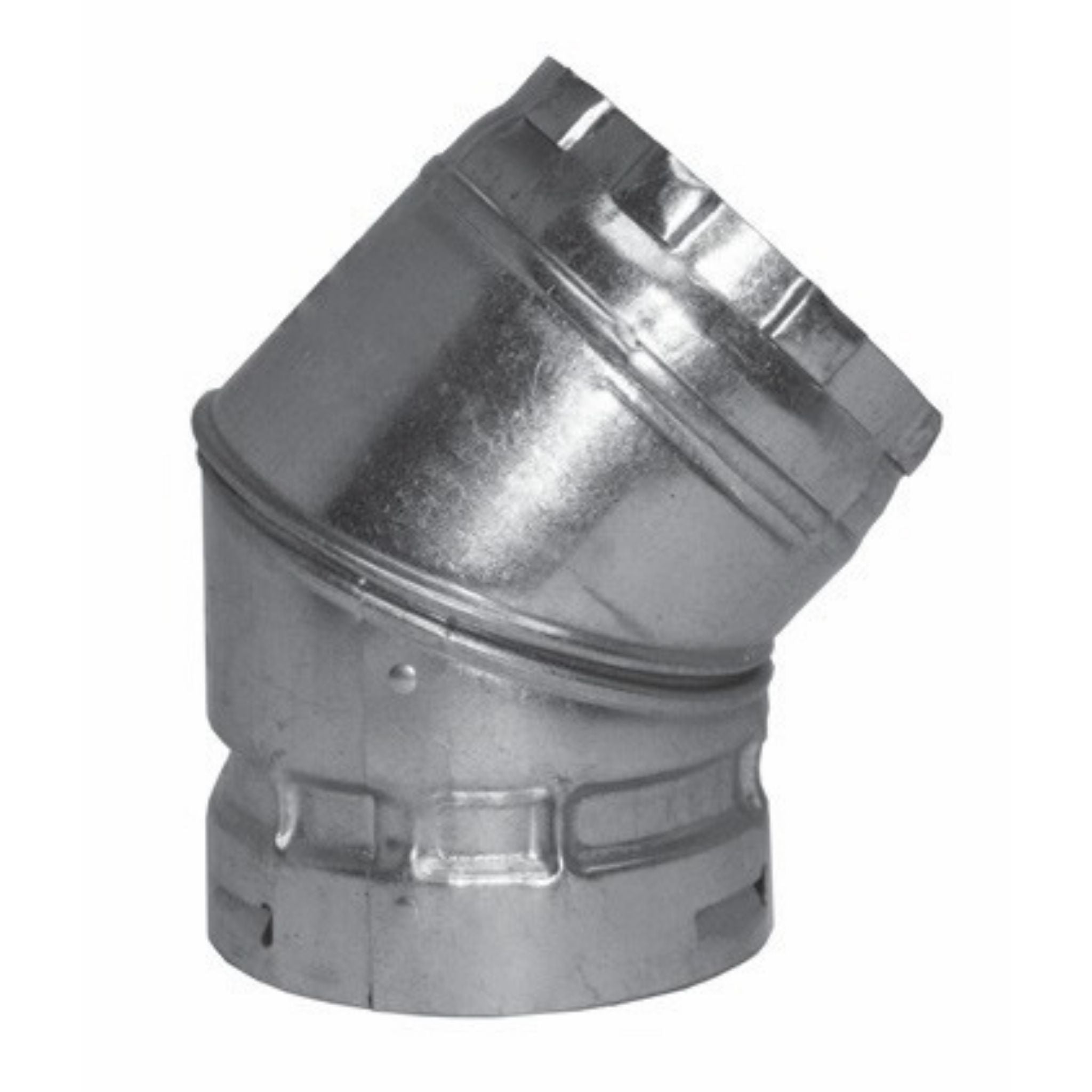 DuraVent Round Type B Gas Vent Model BV 22" 45 Degree Elbow