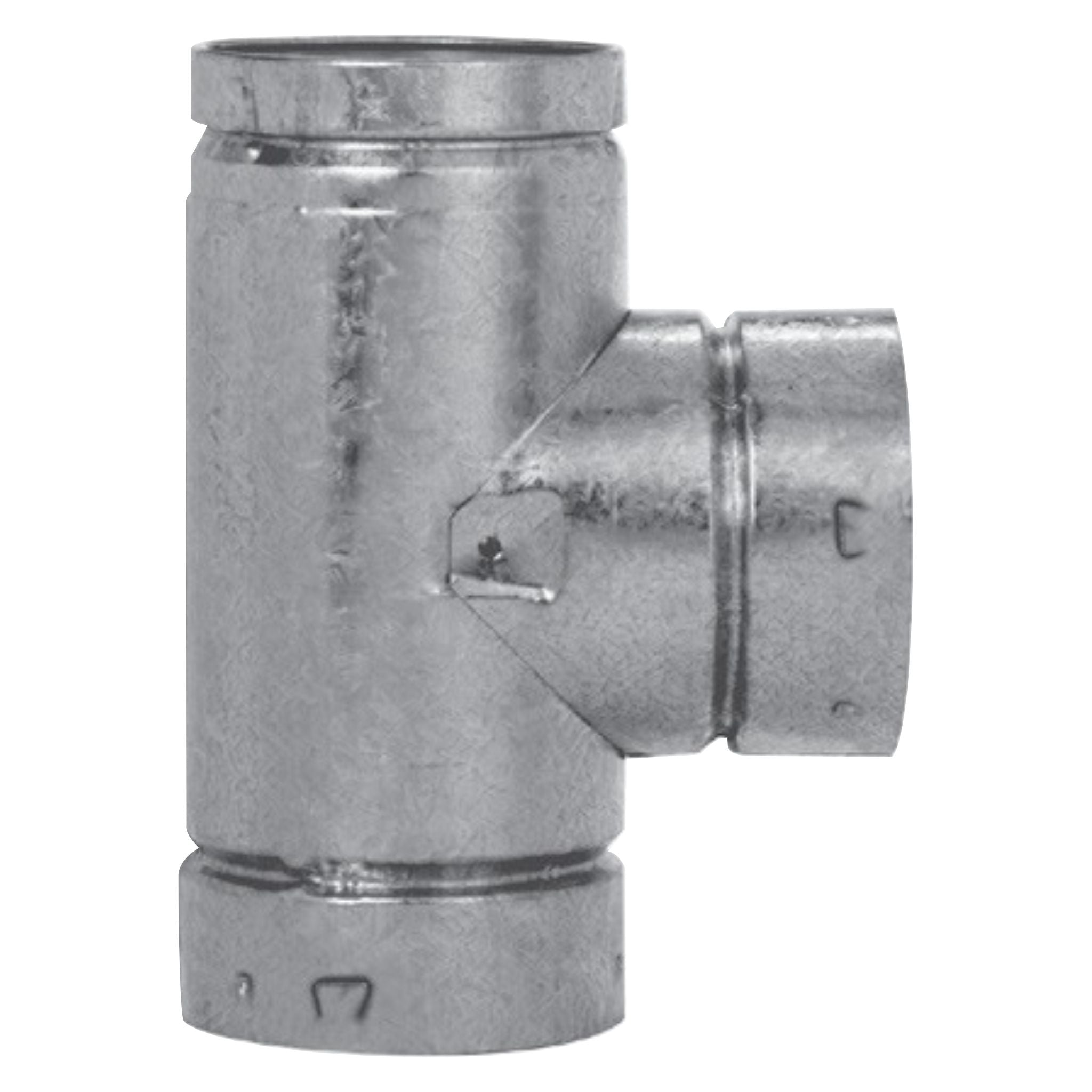 DuraVent Round Type B Gas Vent Model BV 3"-8" Standard Tee