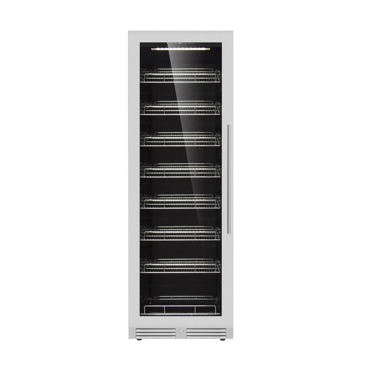 KingsBottle Large Beverage Refrigerator With Low-E Glass Door - KBU425BX