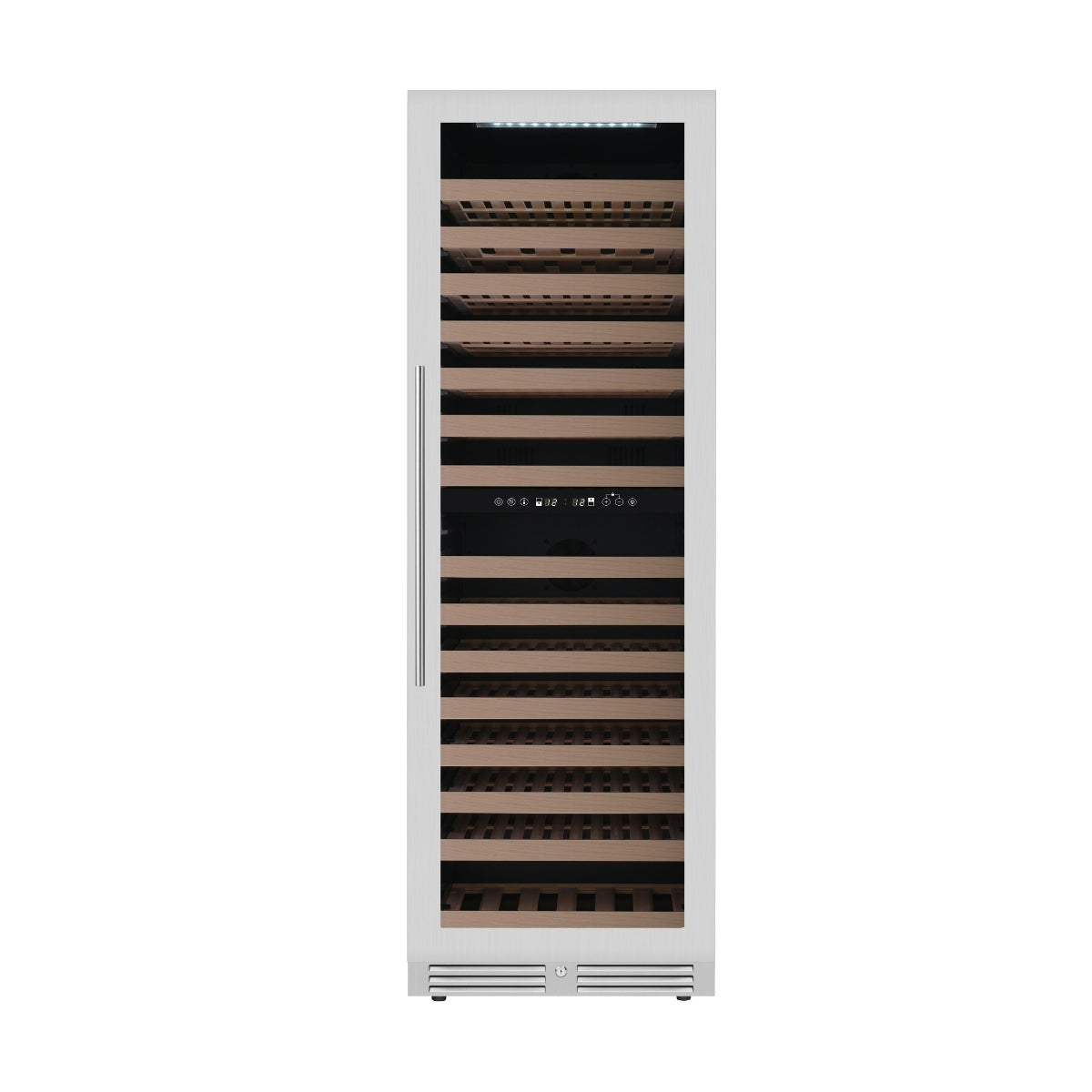 KingsBottle Upright Low-E Glass Door Dual Zone Large Wine Cooler - KBU425DX