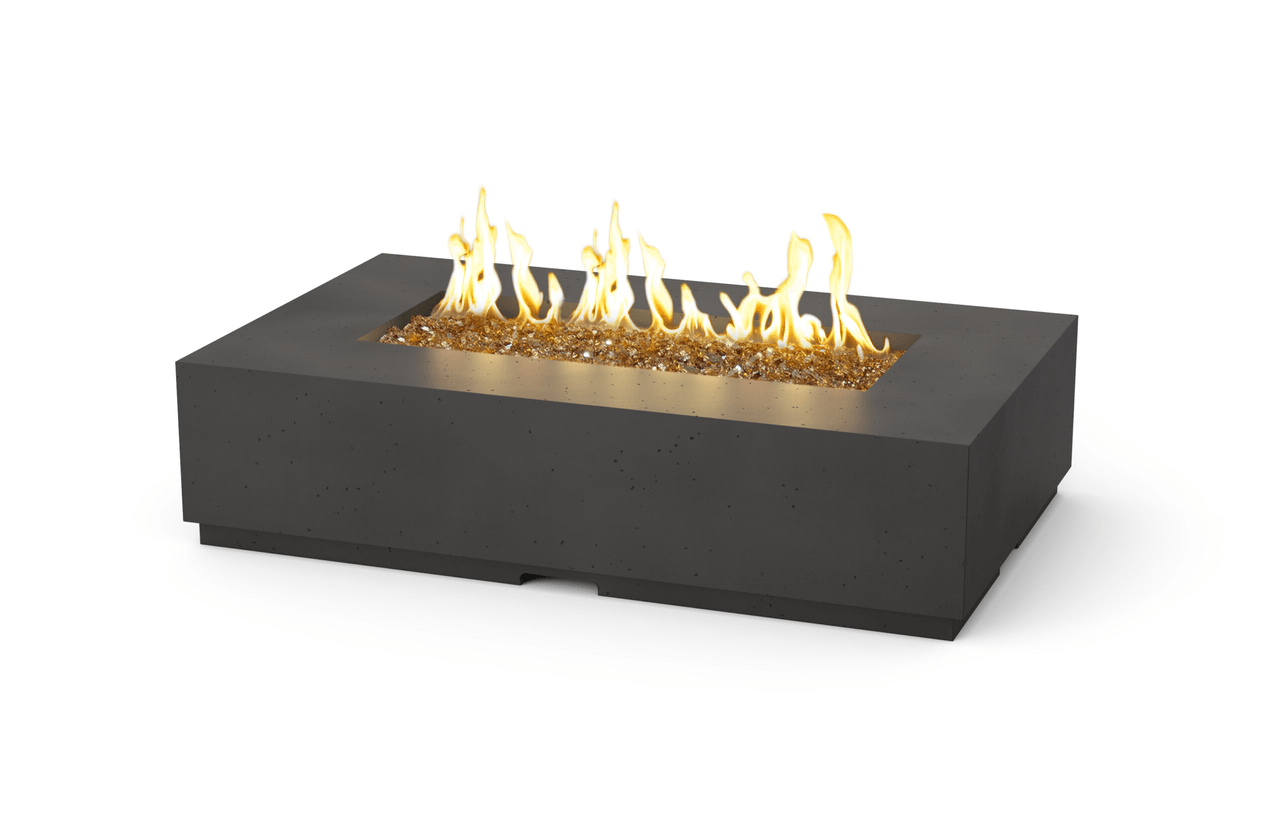 American Fyre Designs 60" Legend Rectangular Chat Height Fire Table