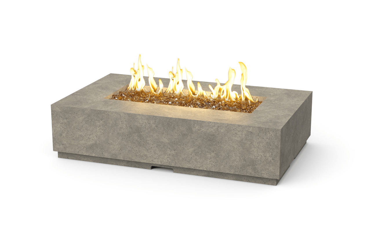 American Fyre Designs 60" Legend Rectangular Chat Height Fire Table