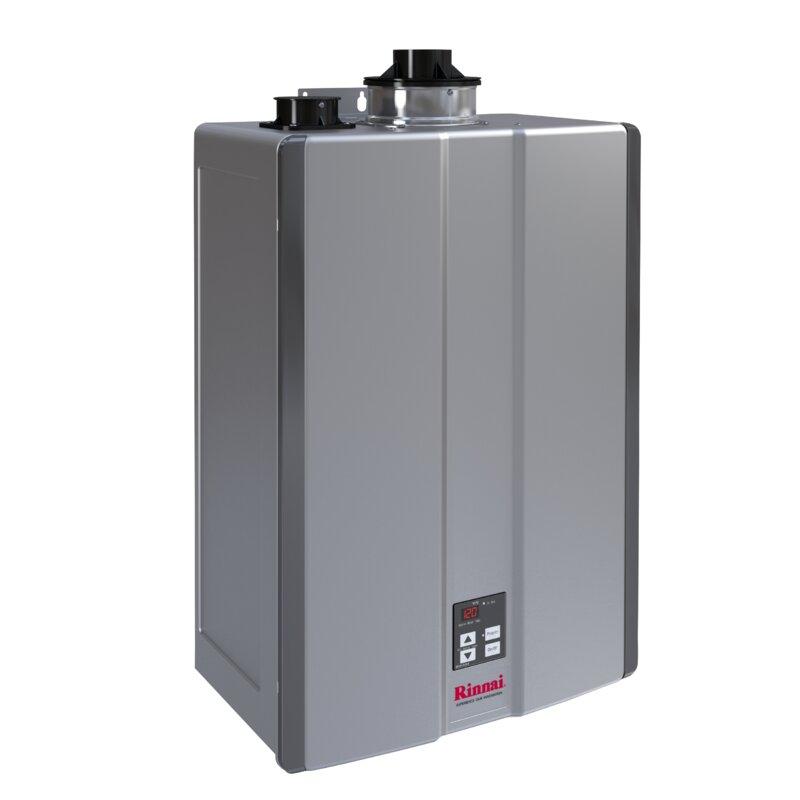 Rinnai Super High Efficiency Plus Natural Gas Tankless Water Heater, RU180iN