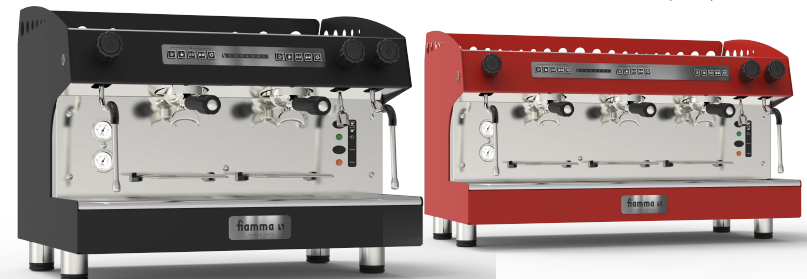 Fiamma Caravel - 3 Group, Full size, Volumetric, V230/5300 W Commercial Espresso Machine