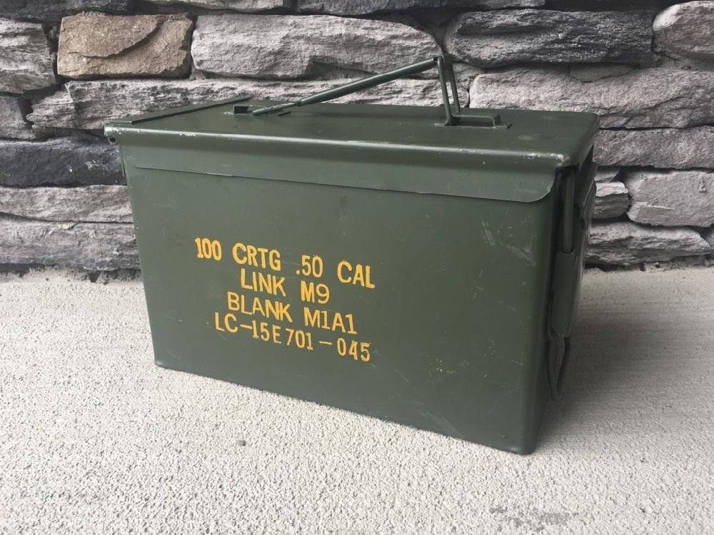 The 50 with Tray Ammo Can Humidor - 50 Cigar ct