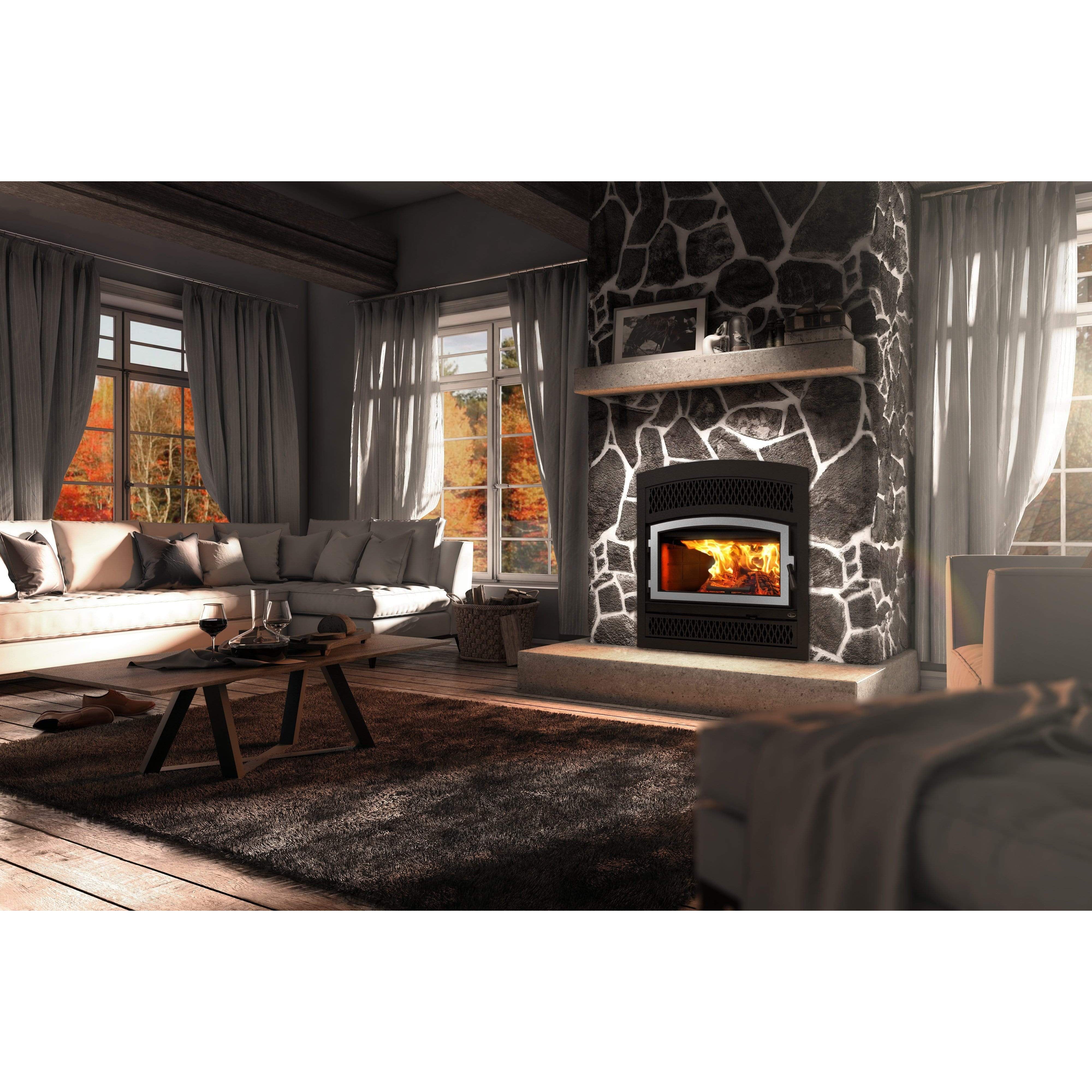 Valcourt Lafayette II High-Efficiency Controlled Combustion Fireplace