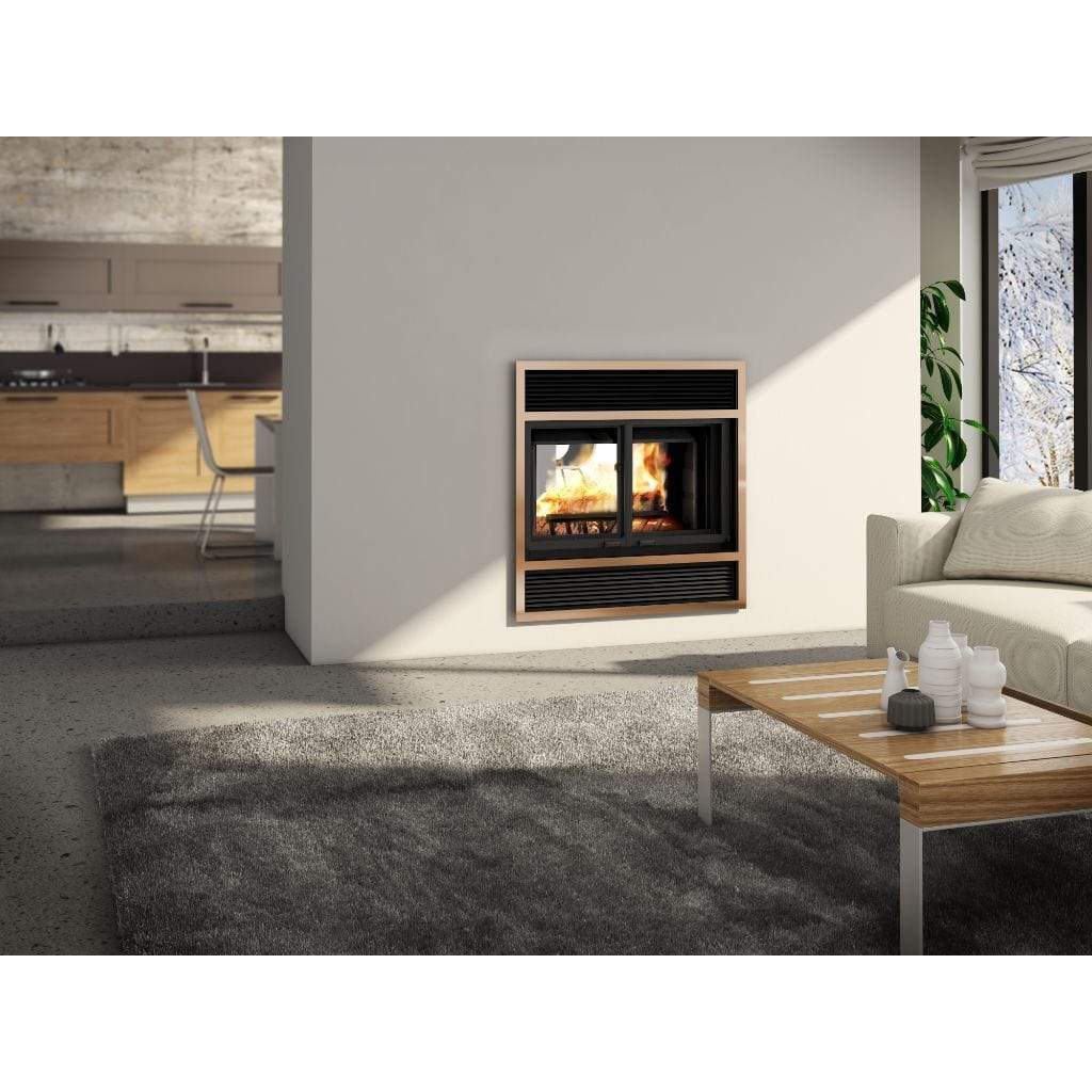 Valcourt Westmount See-Through Decorative Wood Fireplace