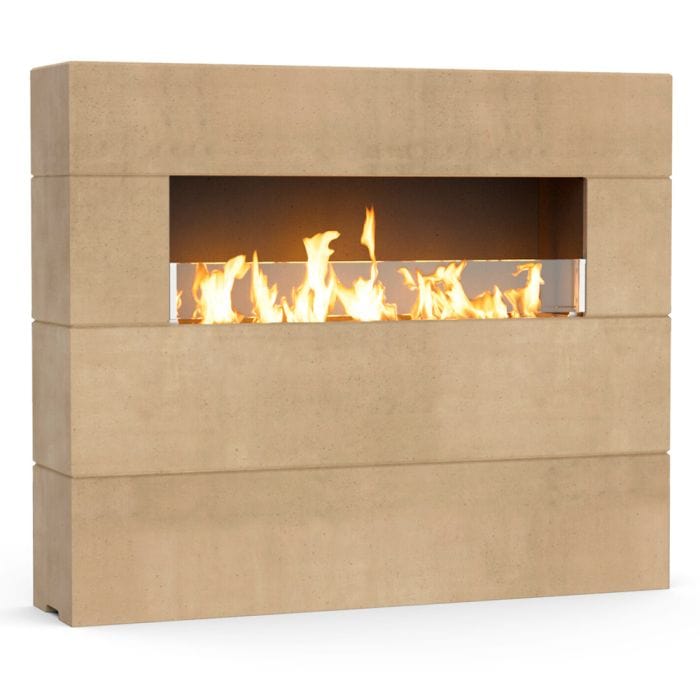 American Fyre Designs 72" Milan Tall Linear Outdoor Gas Fireplace