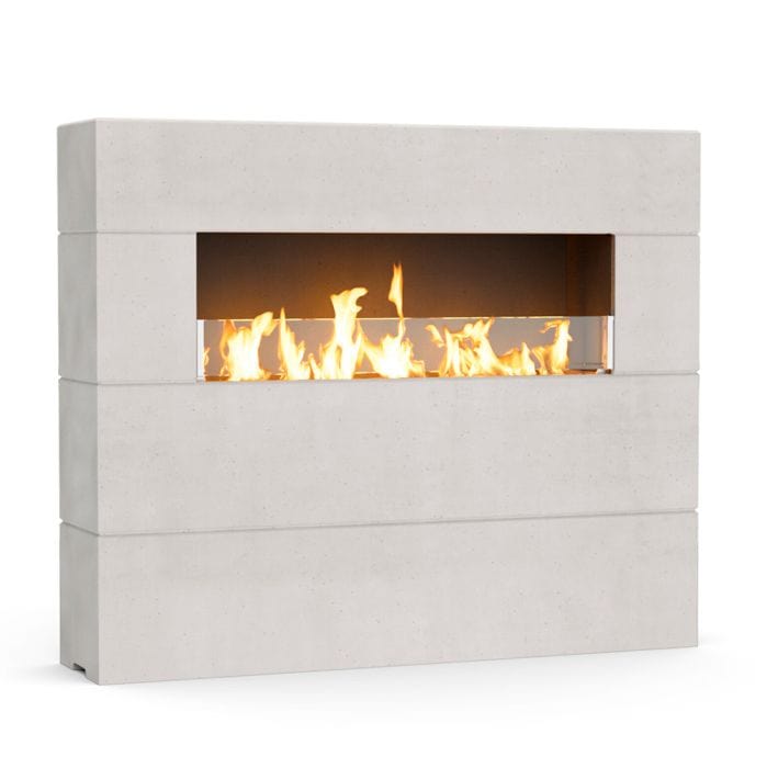 American Fyre Designs 72" Milan Tall Linear Outdoor Gas Fireplace