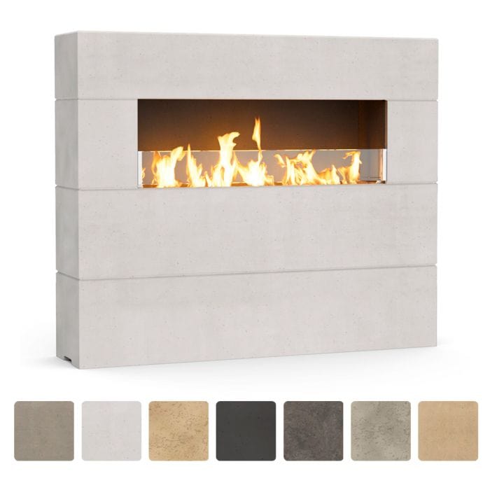 American Fyre Designs 72" Milan Tall Linear Outdoor Gas Fireplace