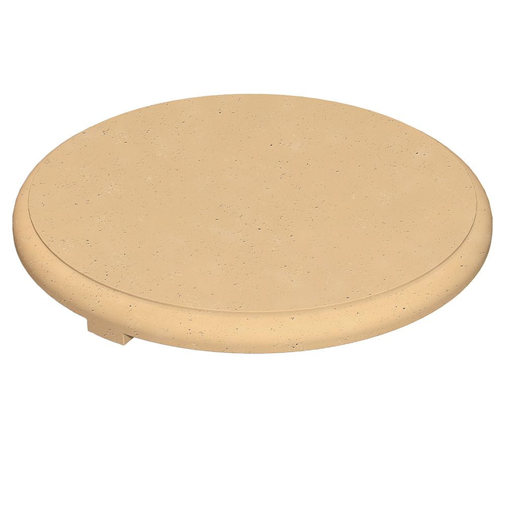 American Fyre Designs 48" Amphora Round Concrete Top Chat Height Fire Table