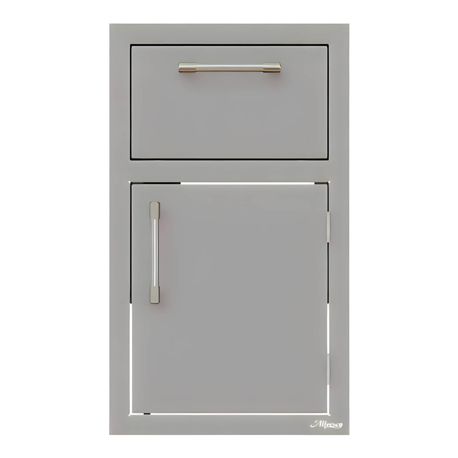 Alfresco 17-Inch Stainless Steel Soft-Close Door & Drawer Combo