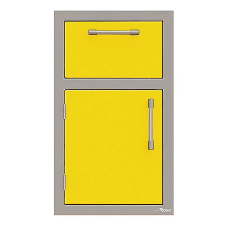 Alfresco 17-Inch Stainless Steel Soft-Close Door & Drawer Combo