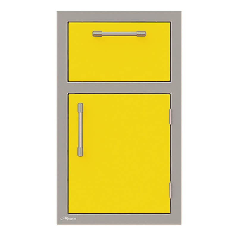 Alfresco 17-Inch Stainless Steel Soft-Close Door & Drawer Combo