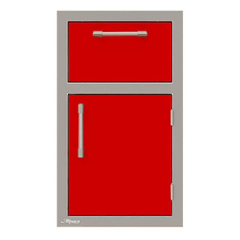 Alfresco 17-Inch Stainless Steel Soft-Close Door & Drawer Combo