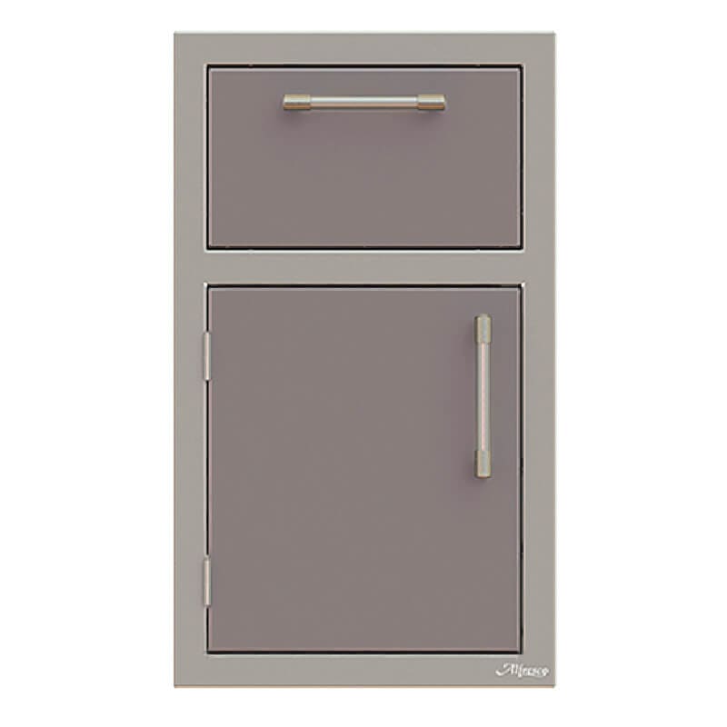 Alfresco 17-Inch Stainless Steel Soft-Close Door & Drawer Combo