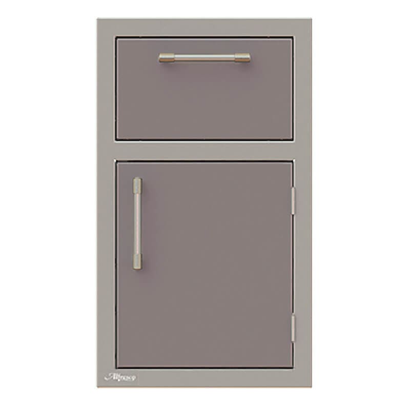 Alfresco 17-Inch Stainless Steel Soft-Close Door & Drawer Combo