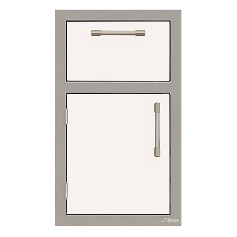 Alfresco 17-Inch Stainless Steel Soft-Close Door & Drawer Combo